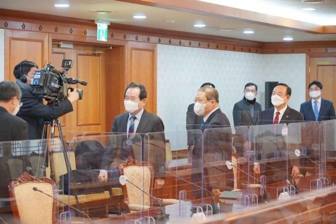 정 총리 면담 기독교계, “안전 예배 운동 전개할 것”